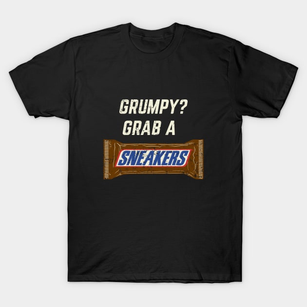 Grumpy? Grab a Sneakers T-Shirt by leynard99